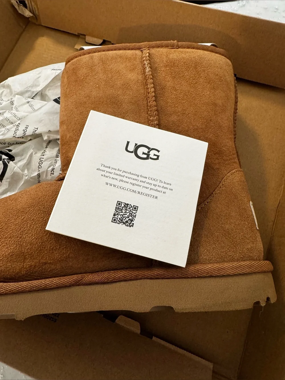 UGG Kids Classic II Chestnut Short Boots